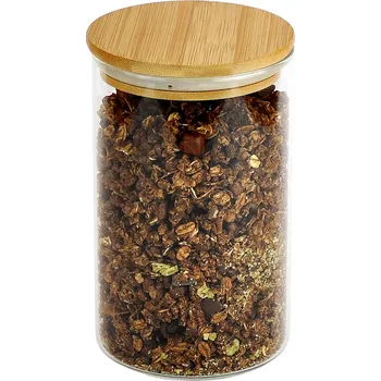 Dóza na potraviny Skleněná nádoba zavařovací sklenice 1000 ml na potraviny koření