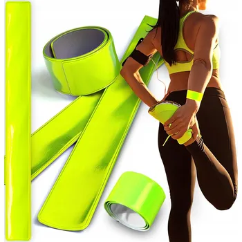 Reflexní pásek OneDollar samonavíjecí žlutý 30 cm