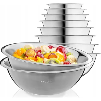 Nerezová ocelová mísa na salát Kadax 28 cm 3,5 l