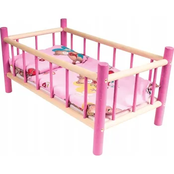 Doplněk pro panenku Lazur-Mix Postýlka pro panenku vícebarevná