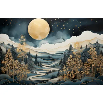 Plakát Plakát Šepoty Nočního Lesa bez rámu 91,5 x 60 cm