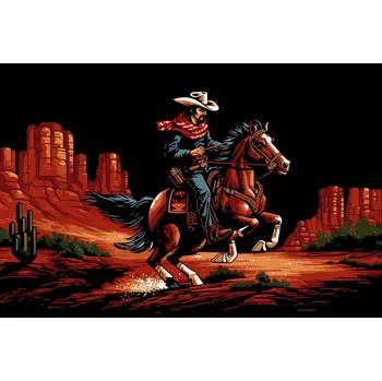 Plakát Plakát Cval přes prérii bez rámu 91,5 x 61 cm