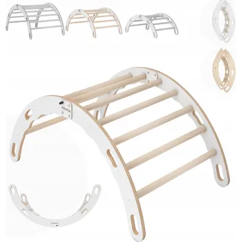 Obraz Dřevěný žebříček houpačka MAMOI pro děti