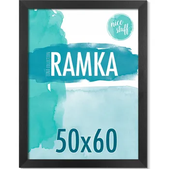 Rám na obraz RÁMEČEK 50x60 Rámeček na fotografie 50x60 rámečky na fotografie černá MDF foto rám