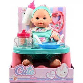 Panenka MIMINKO JAKO ŽIVÝ PANENKA MIMINKO NOVOROZENEC ŽIDLIČKA KE KRMENÍ PŘÍSLUŠENSTVÍ