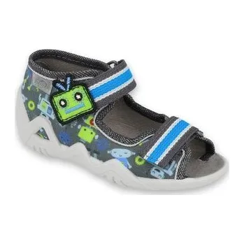Chlapecké bačkory 250P098 18 - chlapecké sandálky Befado 2SZ modré 250P098_18