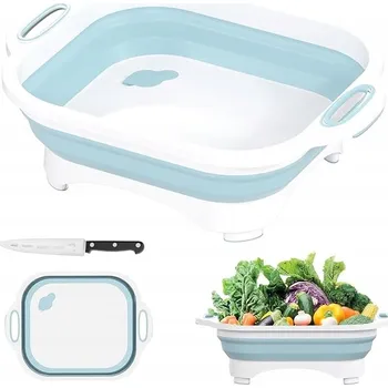 Kuchyňské prkénko Krájecí deska 3 v 1, multifunkční, s nůž.