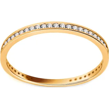 Prsten Zlatý prsten se zirkony Jasminn IZ15211 + dárkové balení LUXUS zdarma