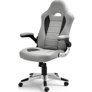 Křeslo Mebel Partner Race (šedá)