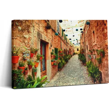 Obraz Fotoobraz na plátně Rychlá montáž Do obýváku Ulice v obci Valldemossa