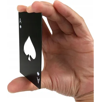 Otvírák OTVÍRÁK NA LAHVE A KORUNKY KOVOVÁ KARTA PEVNÝ DO PENĚŽENKY