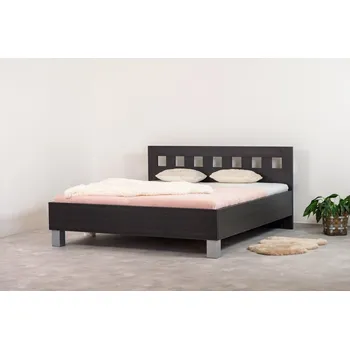 Ložnice Ahorn Volterra postel Dekor: Dub Halifax bílý, Rozměr: 180 x 200 cm