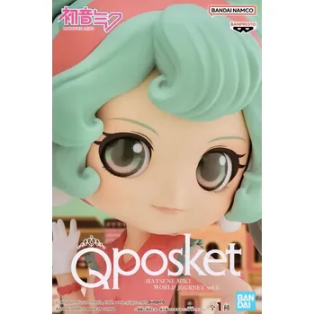 Figurka Figurka Anime Vocaloid Piapro Hatsune Miku World Journey Q Posket Banpresto