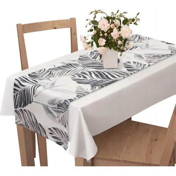 ubrus DEKORAČNÍ BĚHOUN NA STŮL 40x140 CM VZOR LISTY