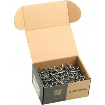 Nýt TRHACÍ NÝTY UZAVŘENÉ HLINÍK / OCEL 4,8 x 9,5 mm 500 kusů VODOTĚSNÝ NÝT