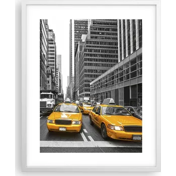 Obraz Obraz plakát na zeď v bílém rámu 40x50 město foto plakáty do obýváku