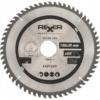 Pilový kotouč PILOVÝ KOTOUČ NA DŘEVO 190X30 MM 60 ZUBŮ HM