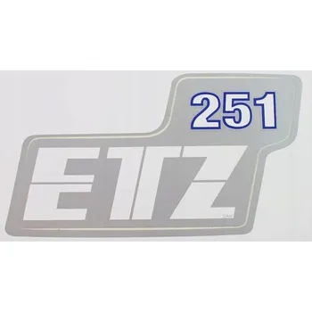 samolepka Samolepky nálepka obtisk ETZ 251 KAPA samolepka