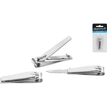 Kleště / štípačky na nehty s pilníkem (zn. Eleganza)