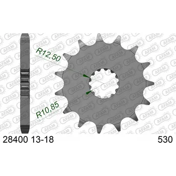 Nářadí na motocykly 28400-16 PŘEDNÍ ROZETA MOTO. OCELOVÁ AFAM