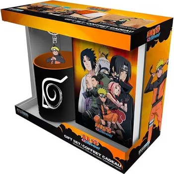 Dárkový set Naruto Shippuden: Naruto - Hrnek, klíčenka a zápisník