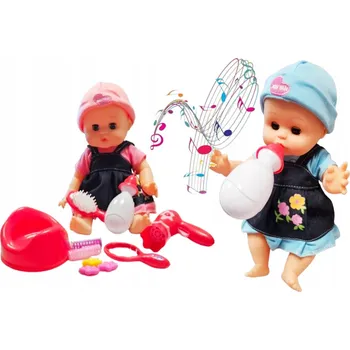 Panenka PANENKA MIMINKO SE ZVUKEM, NOČNÍKEM, PLENKAMI, 12 DÍLŮ E2449 EMAJ