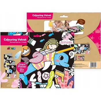 omalovánky Sametové omalovánky Avenir Mořské panny