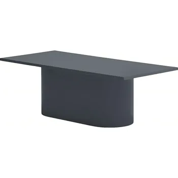 Konferenční stolek Antracitově šedý lakovaný konferenční stolek Teulat Totem 110 x 50 cm