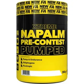 Anabolizér Fitness Authority Xtreme Napalm Pre-contest pumped 350 g Příchuť: hrozno