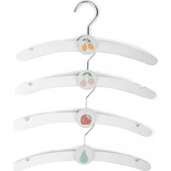 Věšák Šatní ramínko dřevěný Skandi.pl bílý