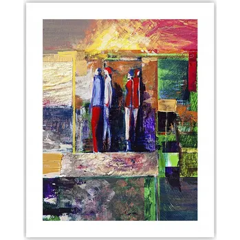 Obraz Obraz plakát na zeď bez rámu 40x50 abstrakce plakáty do obýváku ložnice