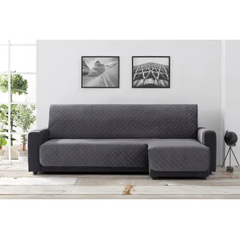 Přehoz na lůžko Přehoz na pohovku z veluru, ochrana na sedačku, rohovou sedačku, prošívaný, 200 cm, pravý