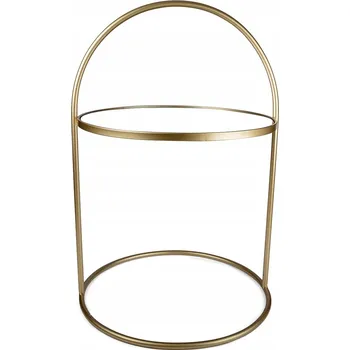 Konferenční stolek Konferenční stolek Skandi.pl kulatý 42 x 42 x 66 cm zlatý