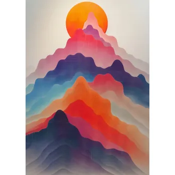 Plakát Plakát Gama Hory bez rámu 21 x 29,7 cm