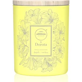 Svíčka Tradiční parafínová svíčka Bazalka a Verbena Aroma Home 1 ks