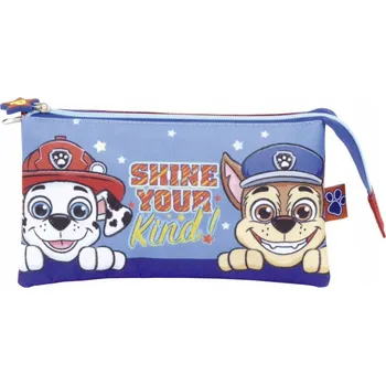 Penál Penál - 3 přihrádky - Tlapková patrola