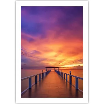 Obraz Plakát bez rámu do obýváku ložnice 50x70 krajina moderní módní obraz