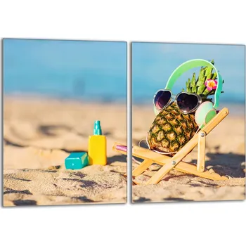 Obraz Krájecí deska TMK ArtDeko sklo 2 ks