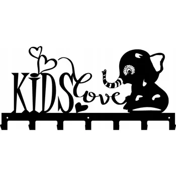 Věšák Šatní ramínko kovový FRACZEK černý