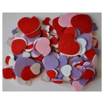 Set školních potřeb Naklejki z filcu serca 200szt