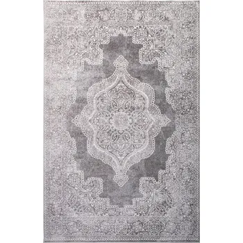Koberec Koberec PERLAGE moderní rozeta šedý 120x170 klasický orientální loftový