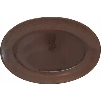 Talíř Oválný servírovací talíř Alumina Bogucice Dark Loft, 31 cm