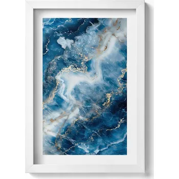 Obraz Nástěnný obraz v bílém rámu, dekorace interiéru - Textura kamene 20x30 cm