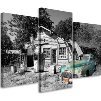 Obraz OBRAZ TRILOGIE Staré Retro Auto 60x40