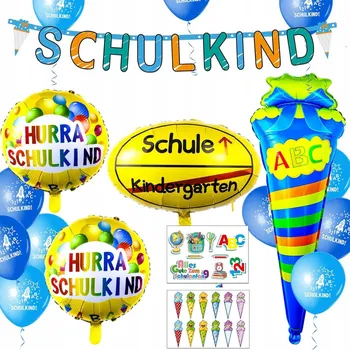 Balónek Sada balónků pro kluky Modrá 24 kusů Dekorace