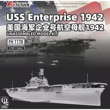 Plastikový model FlyHawk Model 1/700 USS Enterprise 1942