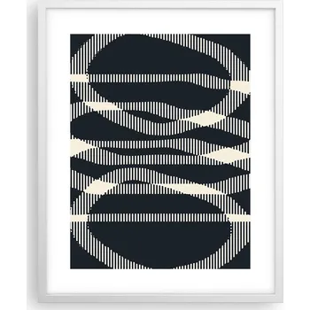 Obraz Obraz plakát na zeď v bílém rámu 40x50 abstrakce plakáty do obýváku