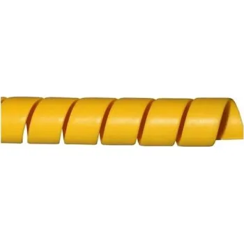 Zahradní hadice HADICE SPIRALINA YELLOW HDPE - ochranka na kabely a hadice, -30/+100°C, žlutá, UL94 74° ShA, 12/16 mm