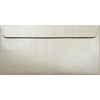 Obálka Perleťové obálky DL Majestic Sand pískové - 25 Ks.