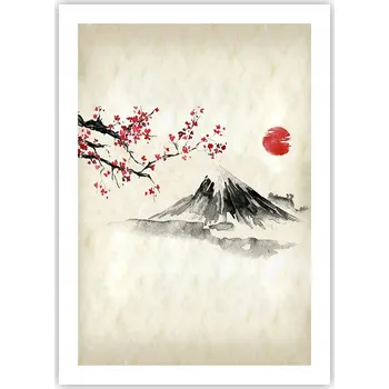 Obraz Plakát bez rámu do obýváku ložnice 50x70 krajina moderní módní obraz